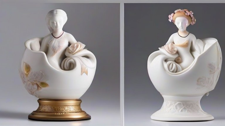 Handcrafted Porcelain Figurines & Sculptures: Timeless Elegance